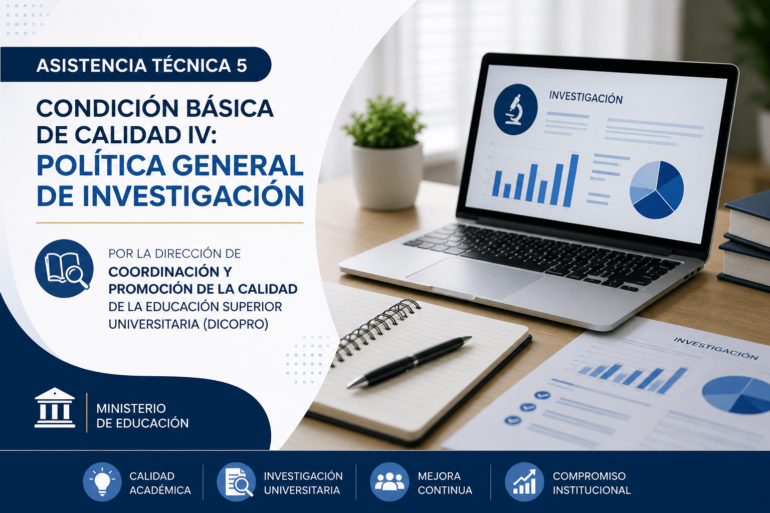 Asistencia Técnica 5 – CBC IV: Política General de Investigación DICOPRO – MINEDU